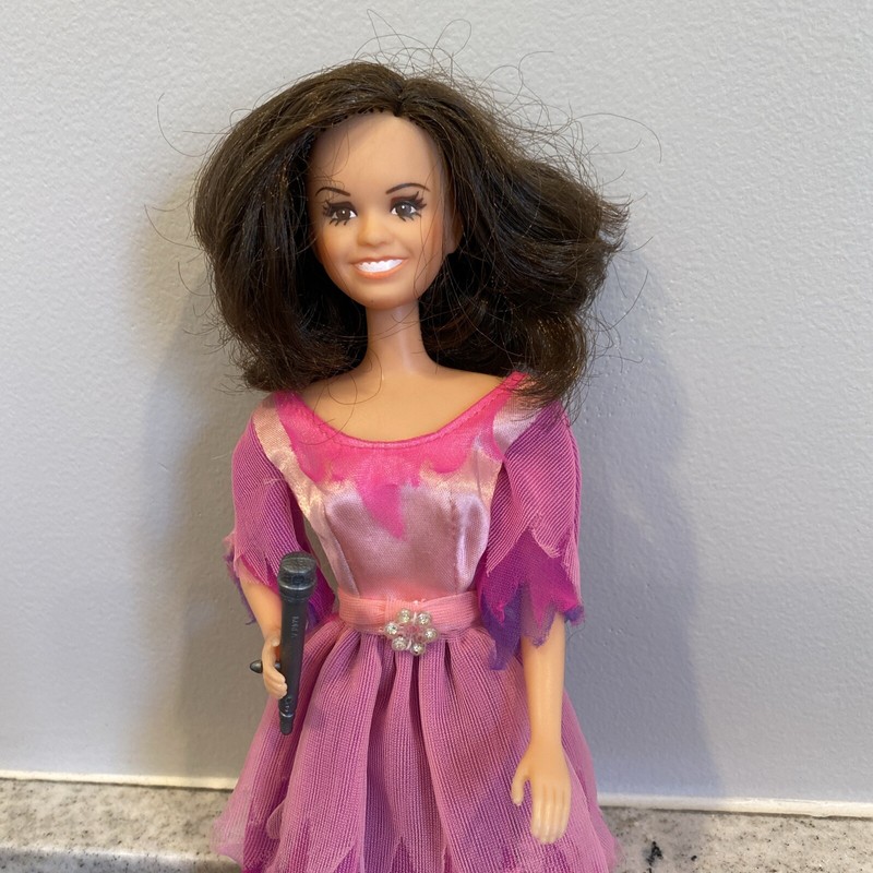 VINTAGE 1976 Mattel Marie Osmond Barbie Doll With Dress & Microphone EUC