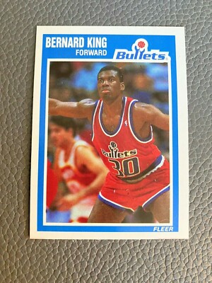 1989-90 Fleer #159 Bernard King Washington Bullets