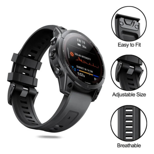 Correa QuickFit 22 26 mm para Garmin Epix Gen 2 Fenix 7 7X 6X Pro 5 Plus correa de reloj - Imagen 8 de 22