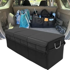 Trunk Cargo Organizer Folding Collapsible Caddy Storage Bag Bin Car Truck SUV