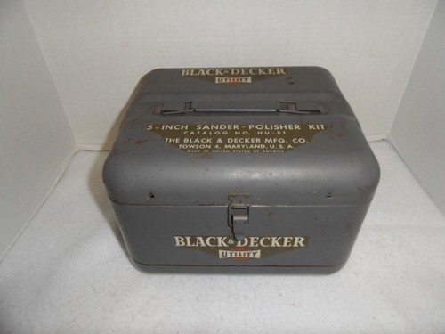 Vintage Black and Decker HU-51 Sander / Polisher 5 inch With Case - Picture 3 of 18