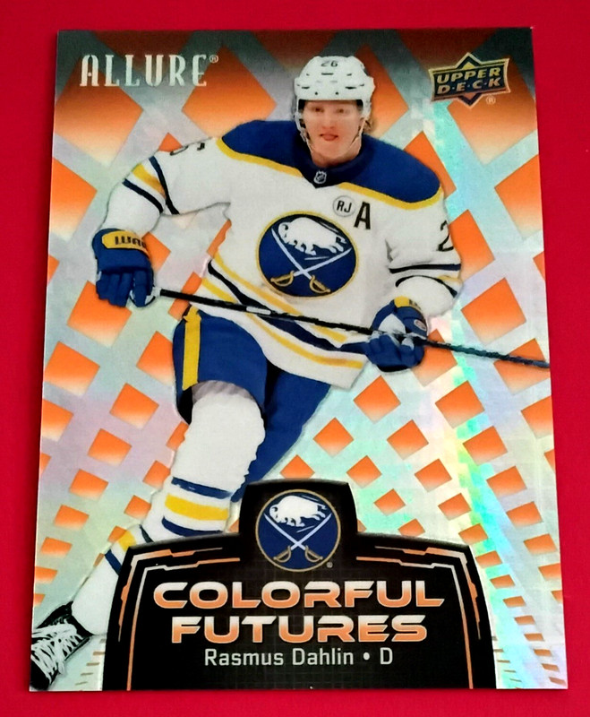 2024-25 RASMUS DAHLIN 135/199 Orange Colorful Futures Spectrum Sabres UD Allure