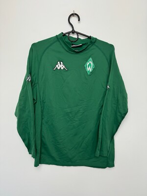 WERDER BREMEN 2004/2005 HOME FOOTBALL LONG SLEEVE #8 KAPPA VINTAGE SHIRT SIZE SS