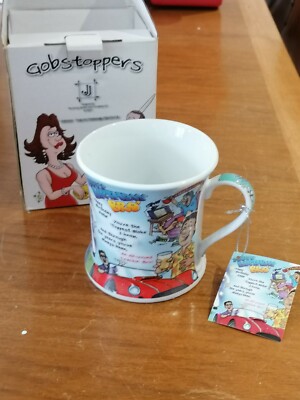 Neuheit ''Happy Birthday Bro'' Fine China Tasse - Gobstoppers, Kunstwerk von Ian Ellery