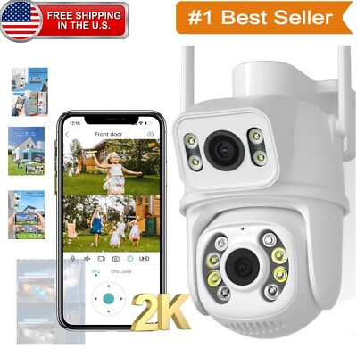 Weatherproof WiFi Camera with Digital Zoom & Alexa Support - Secure Your Home