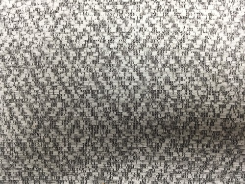 Footstool / Pouffe / Stool / Light Grey Chunky Herringbone Chenille light legs - Picture 4 of 5