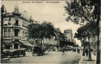 CPA Brésil – Rio De Janeiro – Carte Postale Ancienne – Noir Et Blanc – Rare