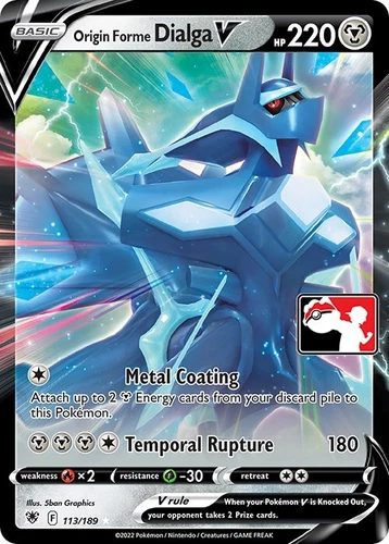 Origin Forme Dialga V 113/189 Prize Pack Series Cards