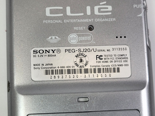 Organisateur PDA portable personnel Sony PEG-SJ20/U Clie - Photo 5 sur 13