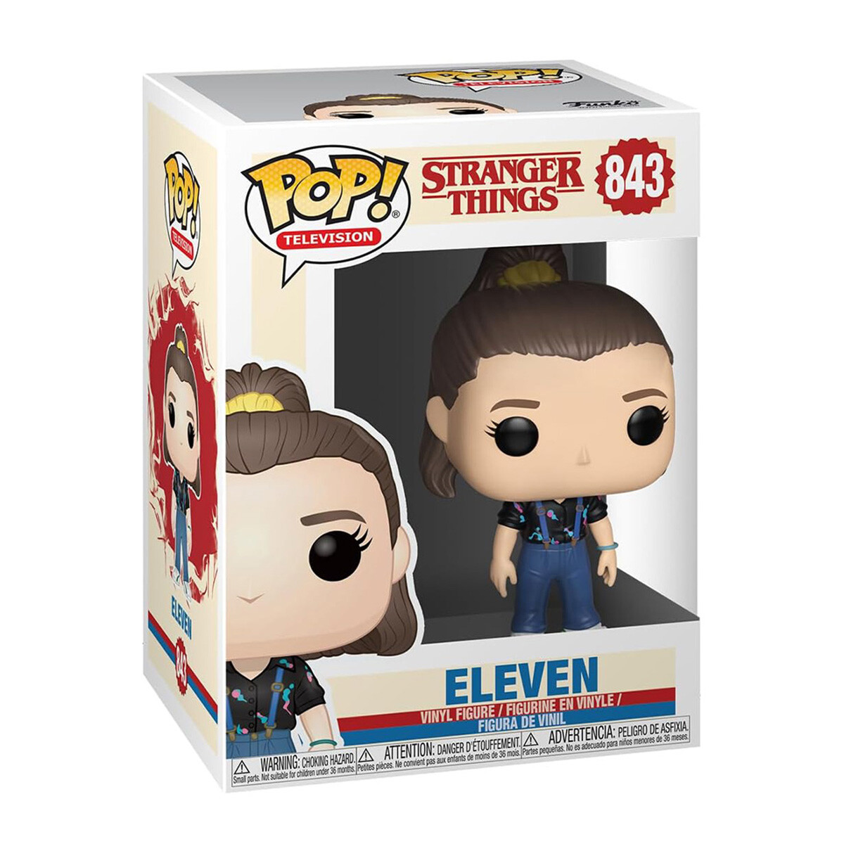 Thumbnail - Funko Pop Figur Eleven | Stranger Things Staffel 3 Pferdeschwanz +