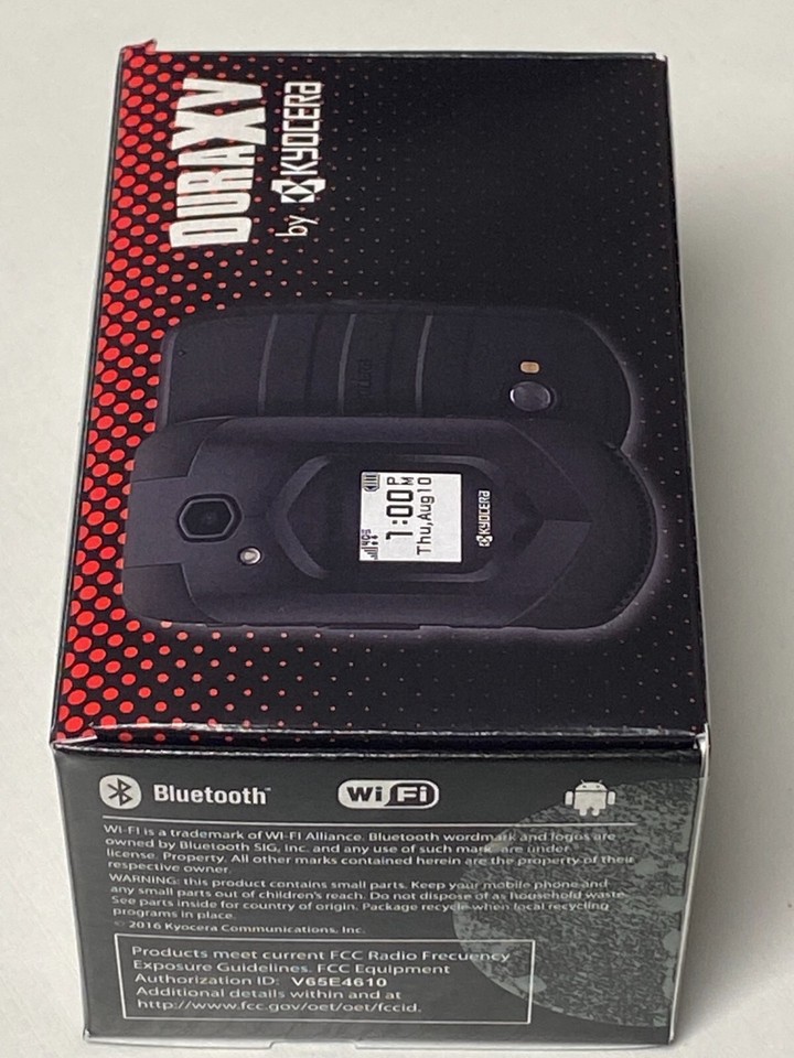 Teléfono plegable ultra robusto kyocera duraxv e4520 - protección