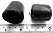 1 1/4" Round Plug Caps Covers Protects Push On Pipe Pole Tube Bolt End 1" Length