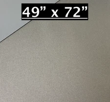 49" x 72" Pewter Aluminum Sheet, Flat .030” Thick - Cargo Trailer Repair, etc.