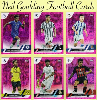Topps UEFA Klubwettbewerbe 2022-23   UCC - PINK SPARKLE PARALLEL   Karten
