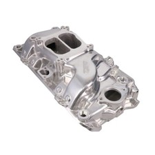 Bbc Chevy Oval Port Polished Aluminum Intake Manifold Power Plus Bbc Chevy Oval Port Polished Aluminum Intake Manifold Power Plus