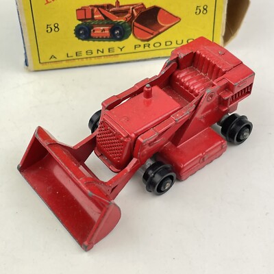Vintage Boxed Matchbox Lesney No. 58 Drott Excavator | eBay UK