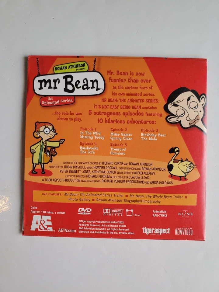 Mr. Bean the Animated Series DVD A&E 2007 Humor - Image 2 of 4
