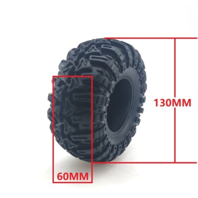 Racing Wheel 4 Stück 1,9 Zoll Ko2 Reifen Für 1/10 SCX10 TRX4