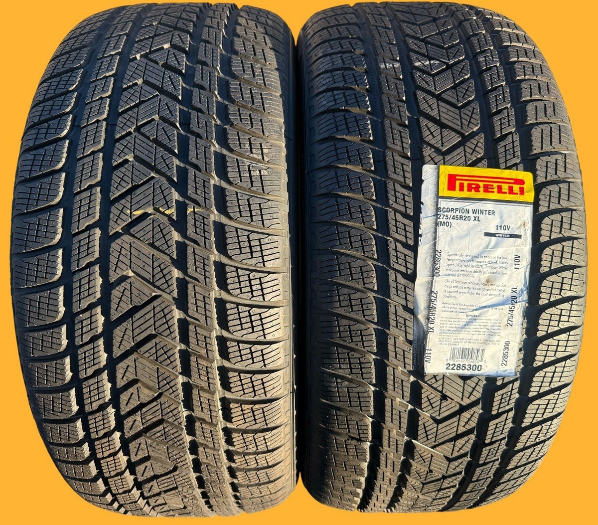 Set of TWO BRAND NEW 275/45R20 110V Pirelli Scorpion MO Winter