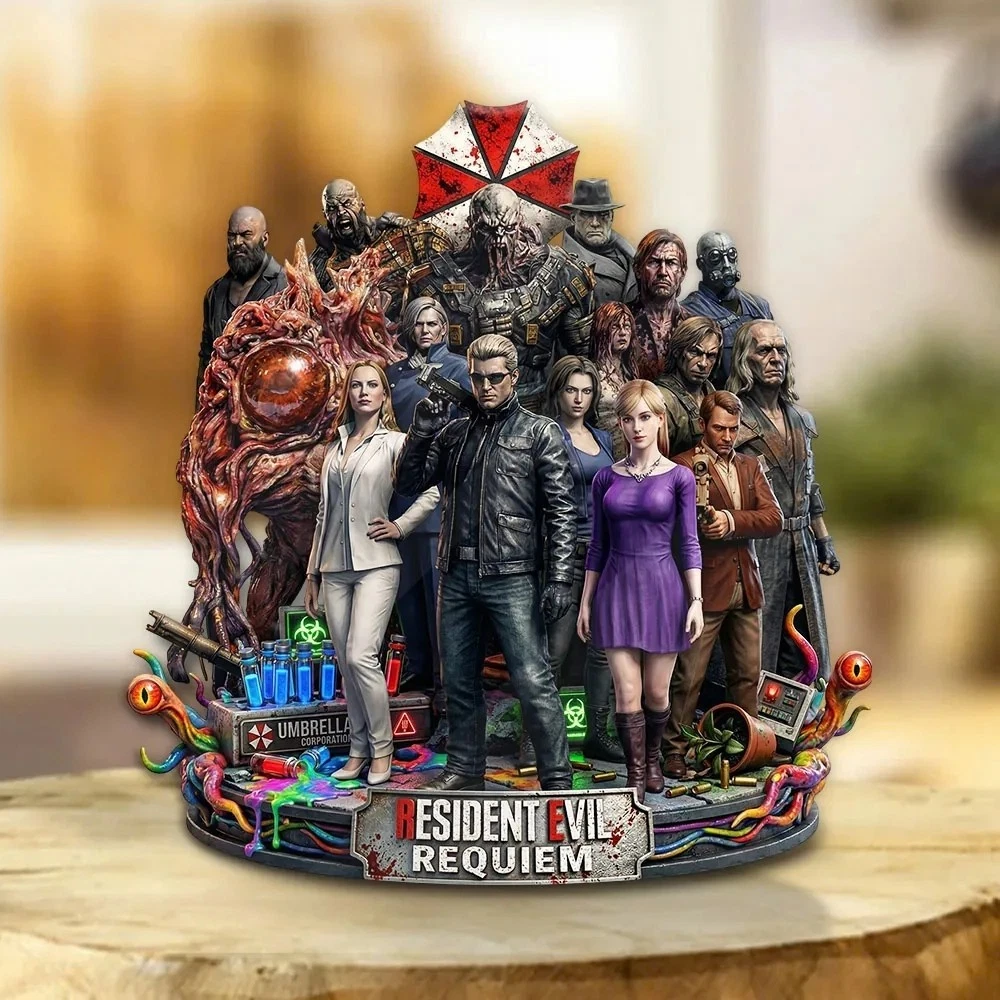 Resident Evil Requiem Shape Acrylic Plaque