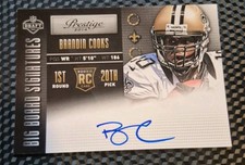 2014 Panini Prestige - Draft Big Board #8 Brandin Cooks RC AUTO Dallas Cowboys 