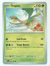 Carta Pokemon Tropius 007/193 Paldea Evoluta