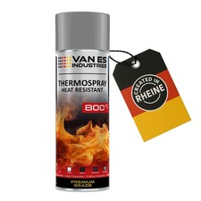 Ofenlack CC Ofenfarbe silber  hitzebest&auml;ndiger Thermolack 800&deg;C Aluminium 400 ml