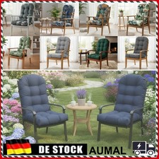 Cuscino sedia da giardino schienale alto impermeabile esterno tappetino sedia a dondolo cuscino