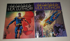 Superman: The Last Days of Lex Luthor Books 1 & 2 Variant Covers Lot 2023 DC