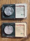 New ListingAmerican Eagle Silver 1 Oz Brilliant Uncirculated 2004  and  2005 Littleton Coin