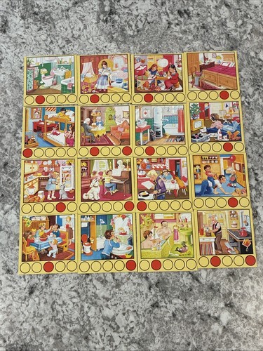Ravensburger Race To The Roof Board Game replacement parts 16 room cards 2002 - 第 1/3 張圖片