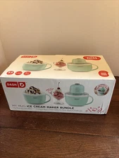My Mug Ice Cream Maker Machine Bundle (Aqua): Multi-Purpose Soft Serve Dash