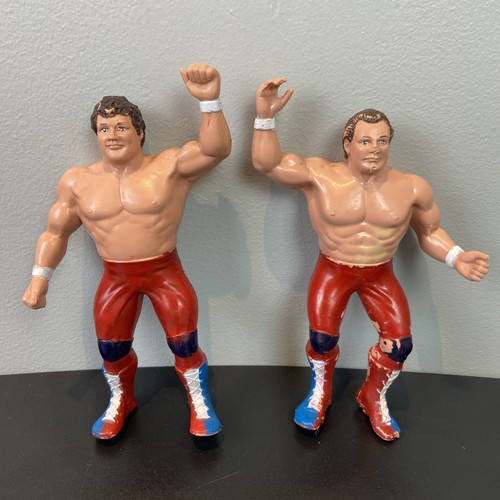 British Bulldogs Vintage WWF LJN Wrestling Superst...