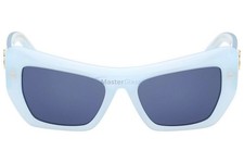 MCM MW0003-84V-55 Sunglasses Size 55mm 135mm 18 light blue shiny SUNGLASSES NE