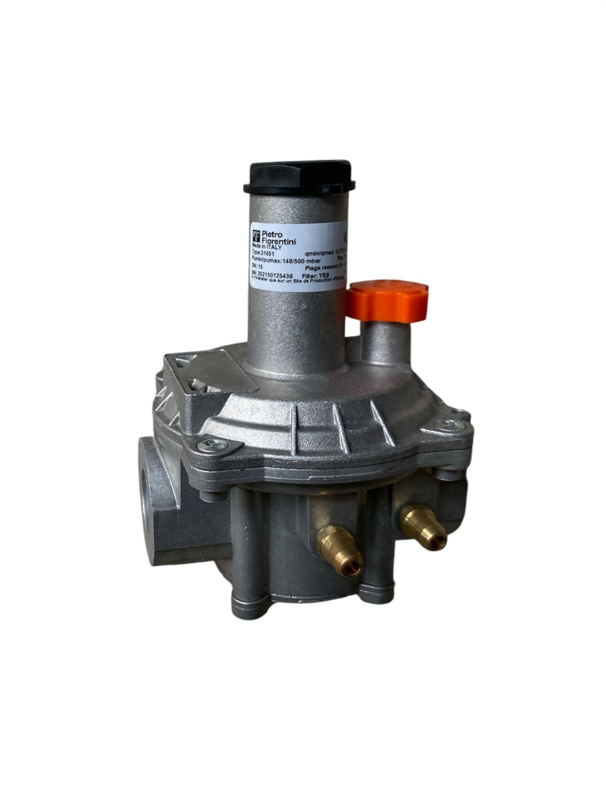 Régulateur de gaz Pietro Fiorentini 31051 en aluminium 1/2 pouce