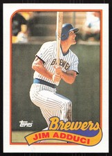 1989 Topps #338 Jim Adduci-COMBINE SHIPPING