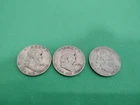 Lot Of 3 Franklin Half Dollars 90% Silver, 1951, 1952 & 1958