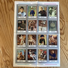Planche 16 Timbres Manama Charles De Gaulle et Napoléon Bonaparte