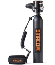 SMACO 0.5L Mini Scuba Tank Portable Diving Tank Reusable Shallow LGHTWGHT Diving