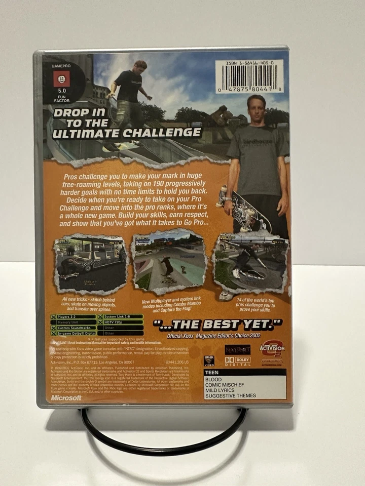 Tony Hawk’s Pro Skater 4 (Microsoft Xbox, 2003) *CIB* - Image 3 of 3