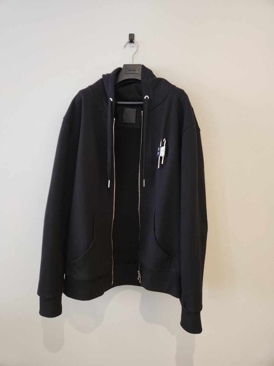 スウェット・トレーナー GIVENCHY Zip-up sweatshirts Givenchy Zip up Hoodie Black Size XL | eBay