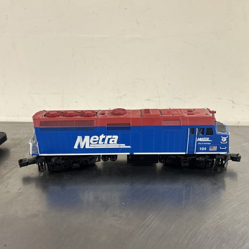 Motor diésel MTH 20-20675-1 METRA F40PH #104 (ruedas de alto carril) sin caja | Condition: Used