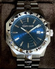 Roberto Cavalli by Franck Muller Blue Dial Lu...