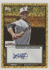 2011 Topps Lineage 1952 Design Canary Diamond 1/10 Madison Bumgarner Auto j8t