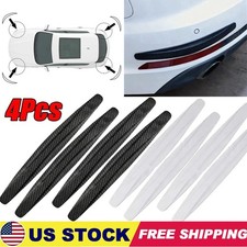 4pcs Car Bumper Protector Strip Guard Corner Protection Strips Scratch Protector