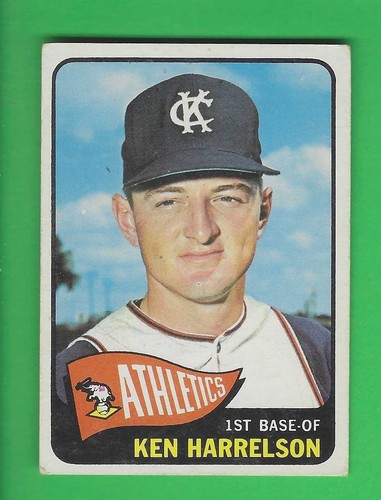 Ken Harrelson #479 1965 Topps card