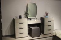 Design Schminktisch Mit Spiegel Luxus Schlafzimmer MöBel Hocker 3Tlg. Neu