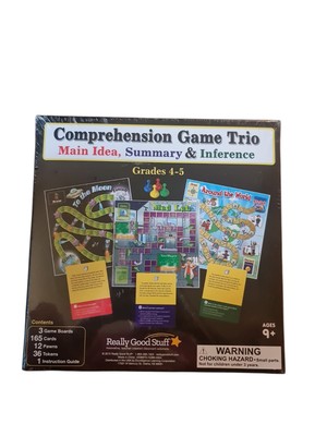 Comprehension Game Trio Grades 4 5   Main Idea, Summary & Inference   NEW Sealed