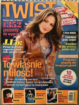 Twist 3/2005 Jennifer Lopez Tom Welling James Franco Bloom Sarah Michelle Gellar