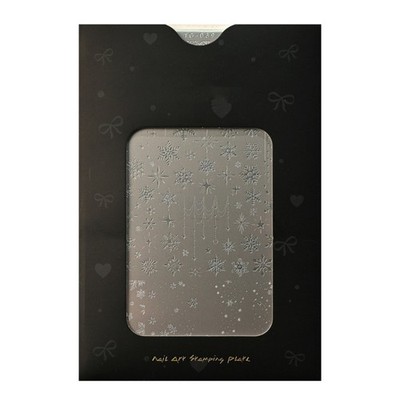 Manicure Stylish Stamping Plate Stainless Steel Mold For Creative Nail Art